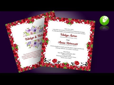 desain undangan pernikahan